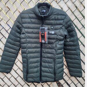 Gobi Heat Women Heated Puffer Jacket Olive Green Size Large / Medium NO BATTERY